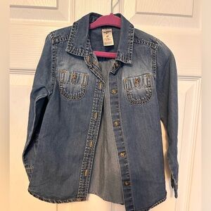 Girls OshKosh B’gosh Denim Button Down Shirt